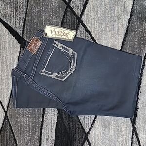 BKE STELLA RHINESTONES SKINNY STRAIGHT DENIM JEAN